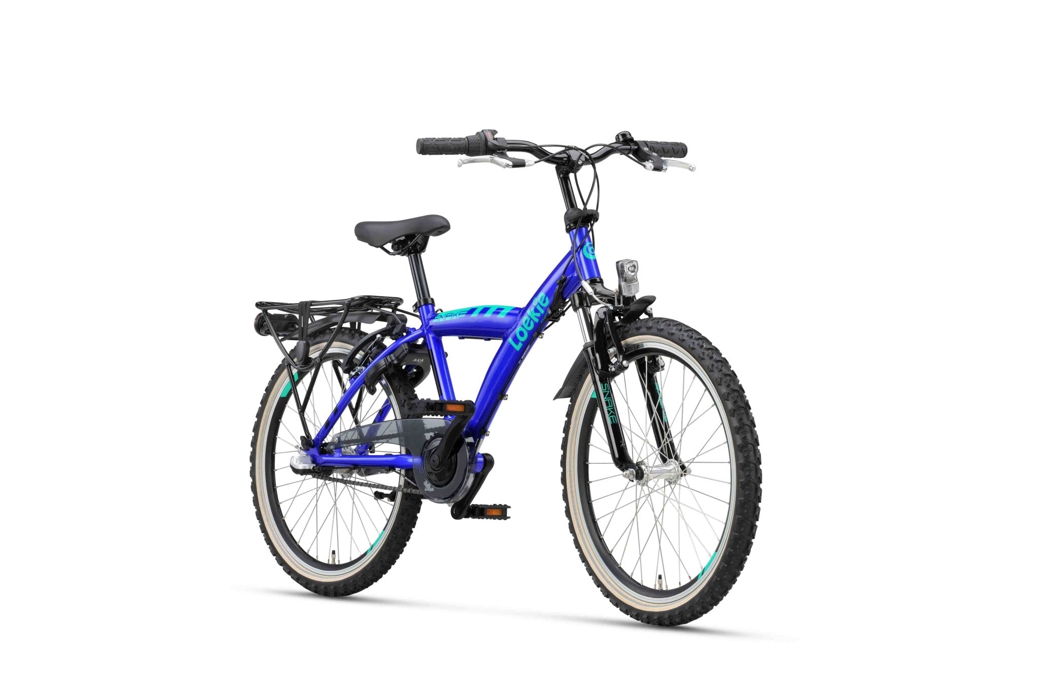 Loekie Snake 22" Jongens 3 Blauw 34 - Grauwelman Tweewielers