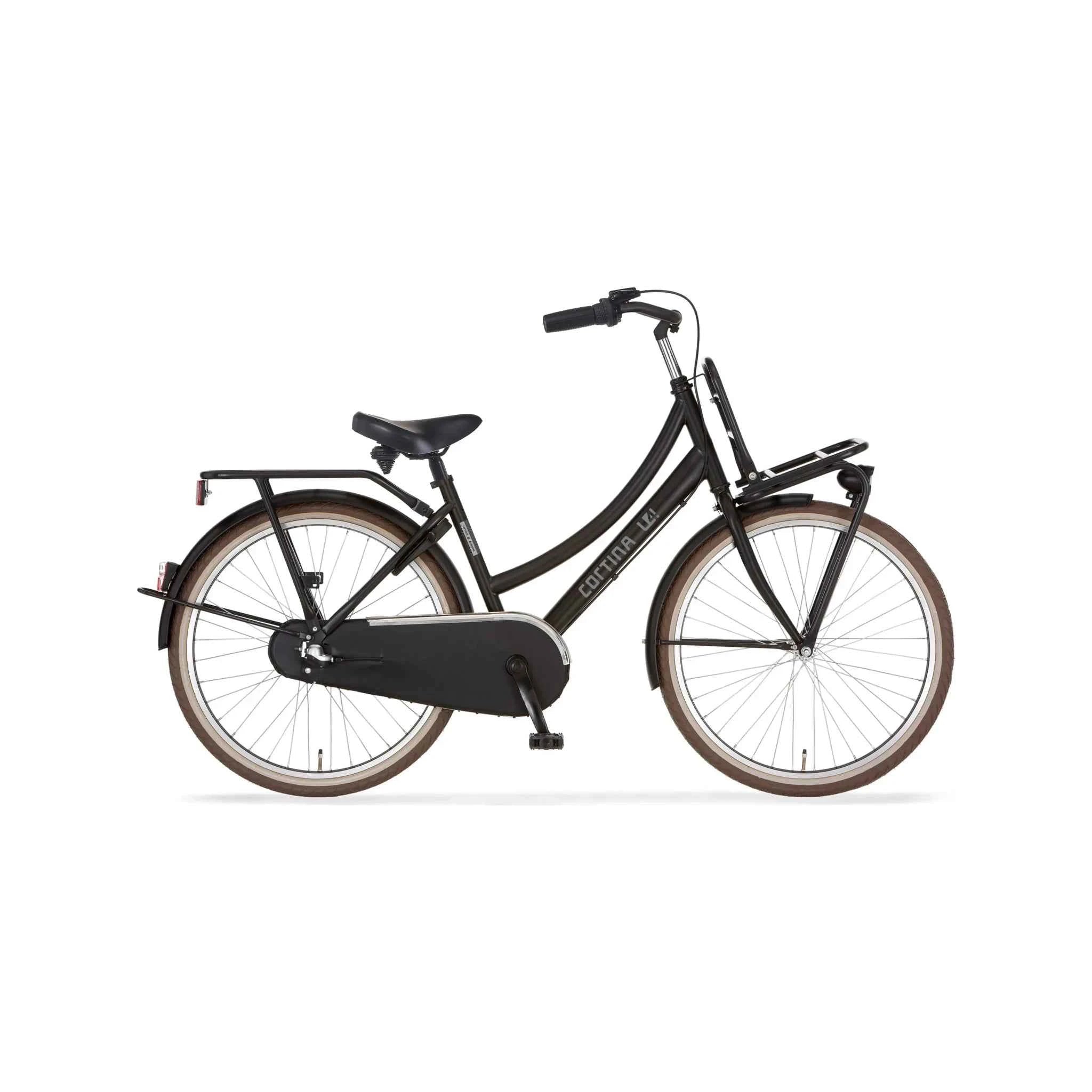 U4 Transport Mini Meisjes Jet Black Matte RN3 24Inch - Fietsenwinkel Grauwelman Tweewielers Culemborg